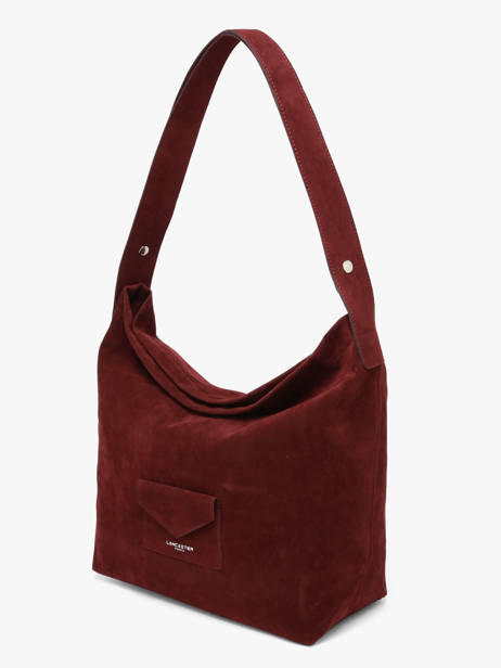 Sac Porté épaule Suèdine Kba Lancaster Rouge suedine kba 62 vue secondaire 1