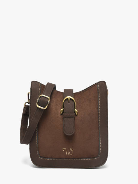 Sac Bandoulière Ellebore Woomen Marron ellebore WHEB02