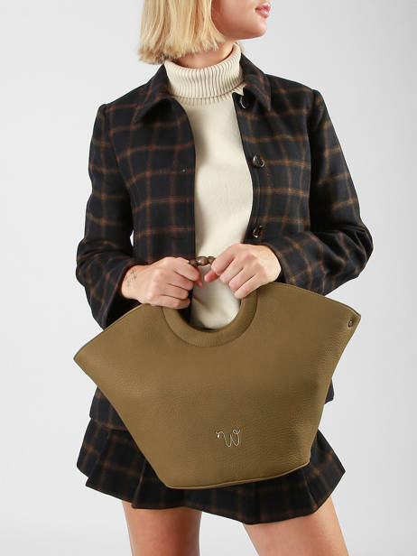 Sac Porté Main Neflier Pearl Woomen Vert neflier pearl WNEP01 vue secondaire 2
