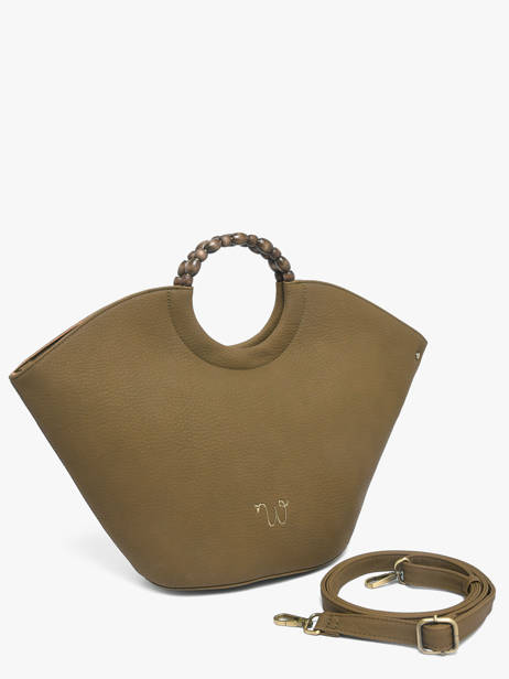 Sac Porté Main Neflier Pearl Woomen Vert neflier pearl WNEP01 vue secondaire 3