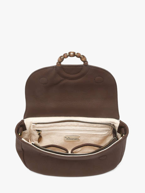 Sac Bandoulière Neflier Pearl Woomen Marron neflier pearl WNEP04 vue secondaire 4