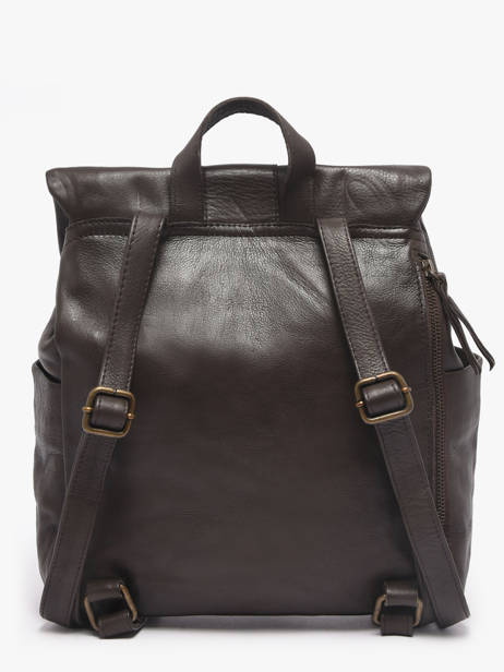 Backpack A4 Cow Basilic pepper Brown cow BCOW50 other view 4