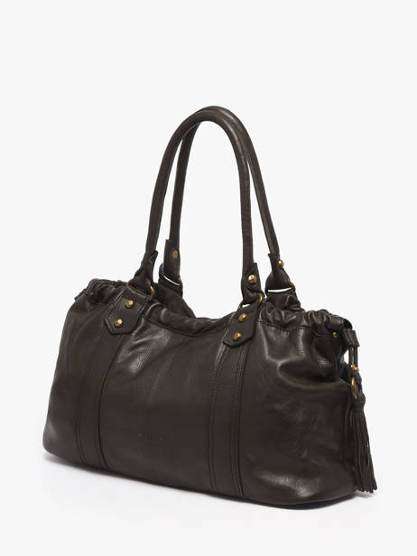 Sac Porté épaule Cow Basilic pepper Marron cow BCOW89 vue secondaire 1
