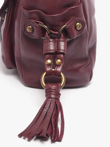 Shoulder Bag Cow Leather Basilic pepper Red cow BCOW91 other view 3