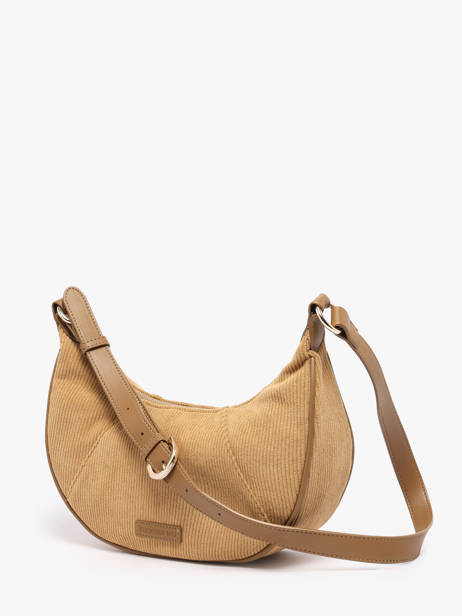 Shoulder Bag Velours Vanessa wu Beige velours MA3036 other view 2