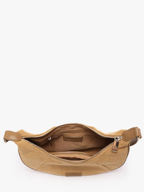 Shoulder Bag Velours Vanessa wu Beige velours MA3036 other view 3