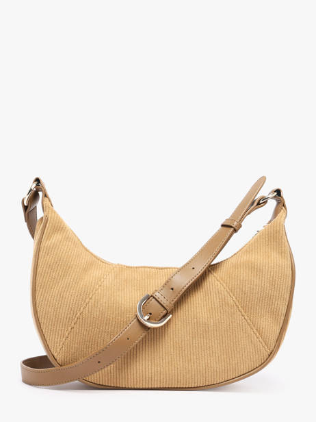 Shoulder Bag Velours Vanessa wu Beige velours MA3036 other view 4