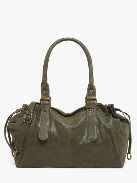 Shoulder Bag Lace A4 Mandoline Green lace 27691
