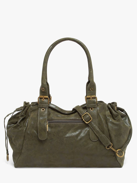 Shoulder Bag Lace A4 Mandoline Green lace 27691 other view 3