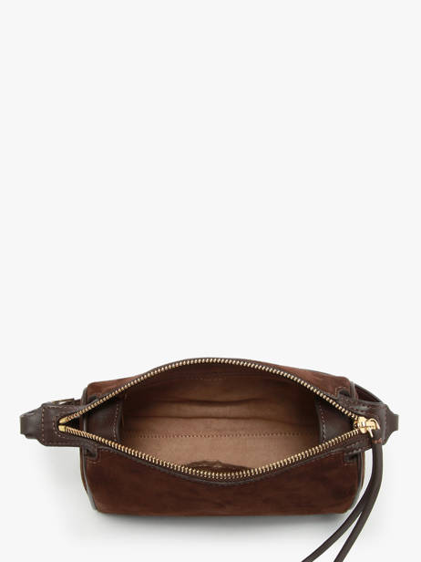 Bowling Bag Suede Leather Lancaster Brown suede 54 other view 3