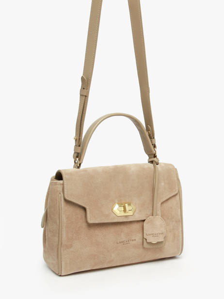 Shoulder Bag Suede Grace Leather Lancaster Beige suede grace 71 other view 2