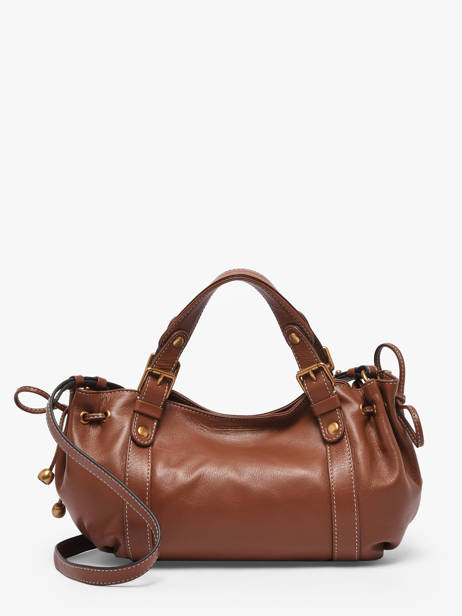 Sac Bandoulière Icone Cuir Gerard darel Marron icone DES73410