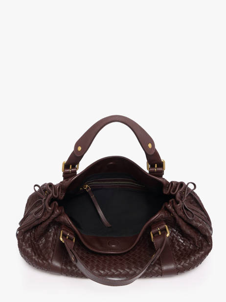Sac Porté épaule Tresse Cuir Gerard darel Marron tresse DES01478 vue secondaire 4
