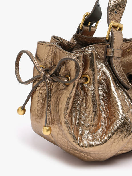Sac Porté Main Bubble Cuir Gerard darel Or bubble DES67429 vue secondaire 3