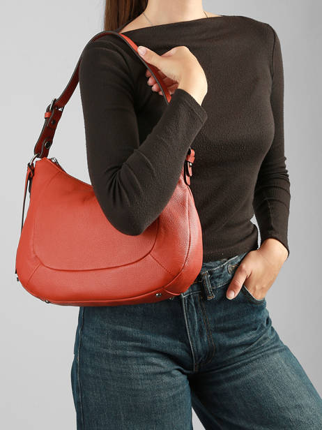 Hobo Bag Confort Leather Hexagona Orange confort 464779 other view 1