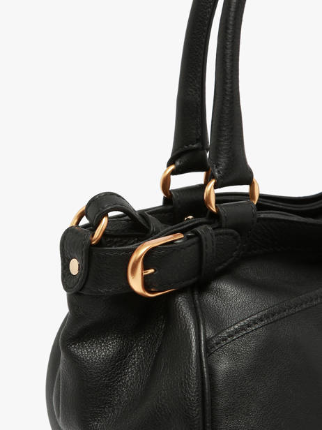 Small Lune Satchel Leather Vanessa bruno Black lune 11V40920 other view 3