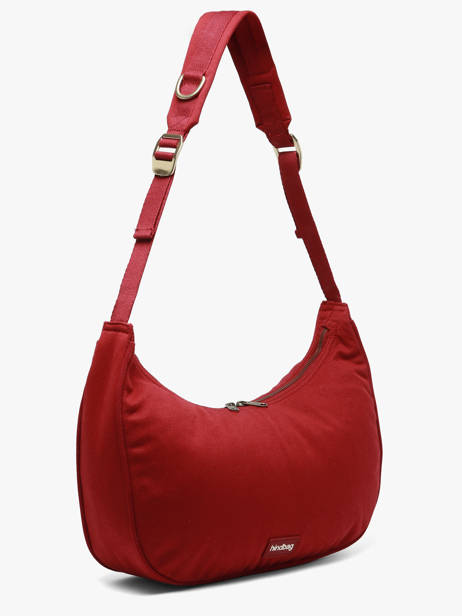 Shoulder Bag Bianca Cotton Hindbag Red best seller BIANCA other view 2