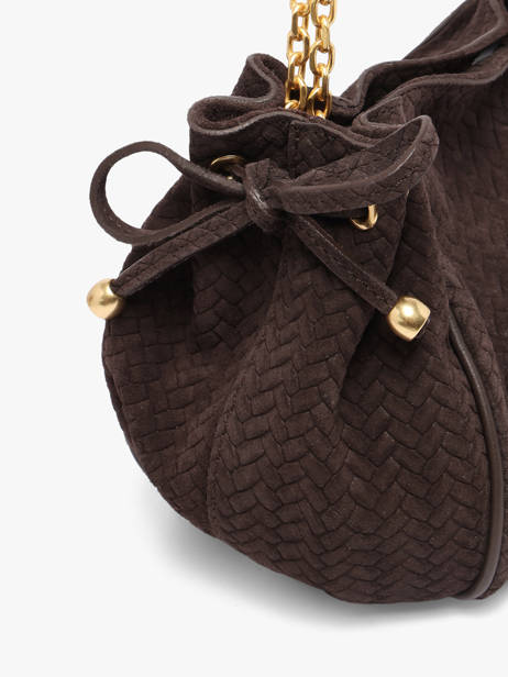 Crossbody Bag Studio Leather Gerard darel Brown studio DES07477 other view 3