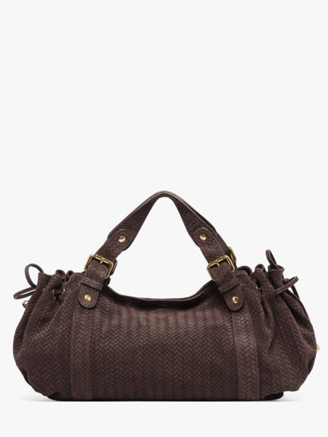 Sac Porté épaule Studio Cuir Gerard darel Marron studio DES01477 vue secondaire 5