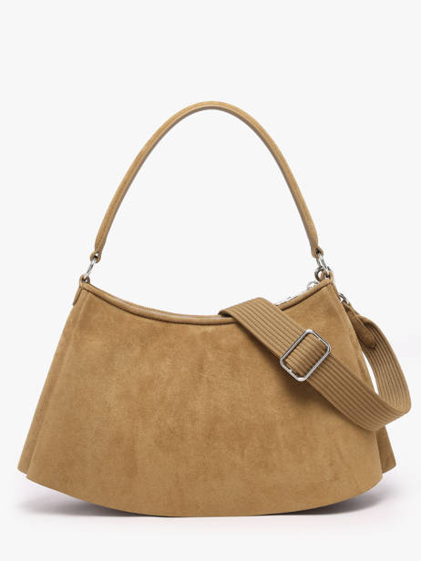 Shoulder Bag Lenglen Leather Lacoste Beige lenglen NU5468DX other view 5