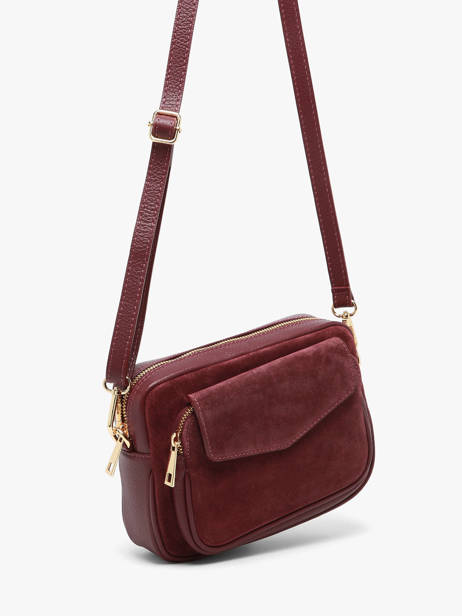 Shoulder Bag Velvet Caviar Leather Milano Red velvet caviar VC25067 other view 2