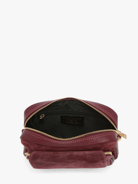 Shoulder Bag Velvet Caviar Leather Milano Red velvet caviar VC25067 other view 3