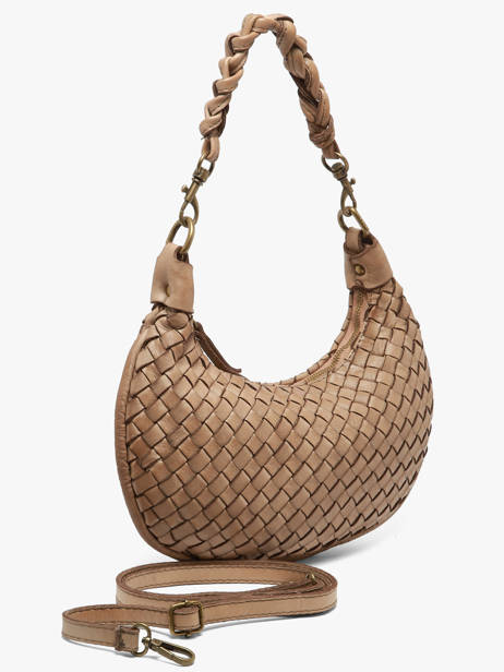 Shoulder Bag Dewashed Leather Milano Beige dewashed DE26063 other view 1