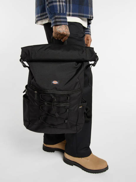 Backpack Ashville Utility Roll Dickies Black backpack DK0A87MX other view 1