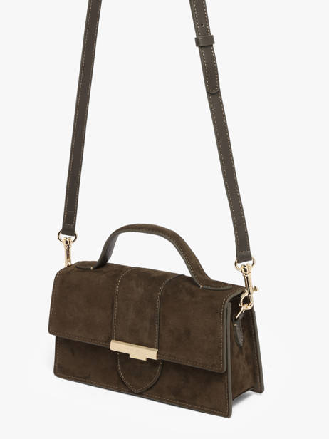Crossbody Bag Suede Ily Leather Lancaster Green suede ily 10 other view 2
