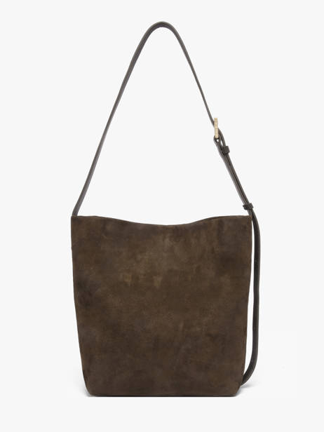 Shoulder Bag Suede Leather Lancaster Green suede 56 other view 4