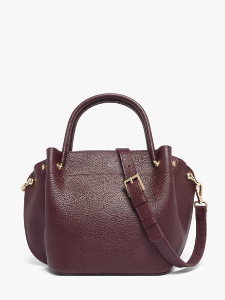 Leather Foulonné Double Satchel Lancaster Brown foulonne double louisa 18 other view 4