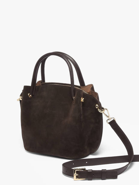 Shoulder Bag Suede Louisa Leather Lancaster Brown suede louisa 103 other view 2