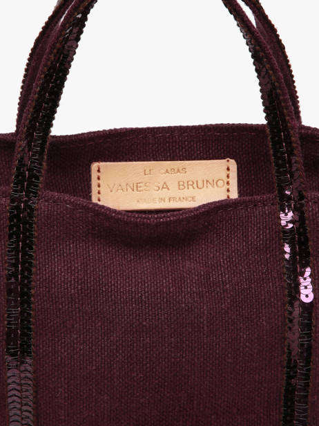 Crossbody Baby Cabas Linen Vanessa bruno Violet cabas lin 31V40410 other view 3