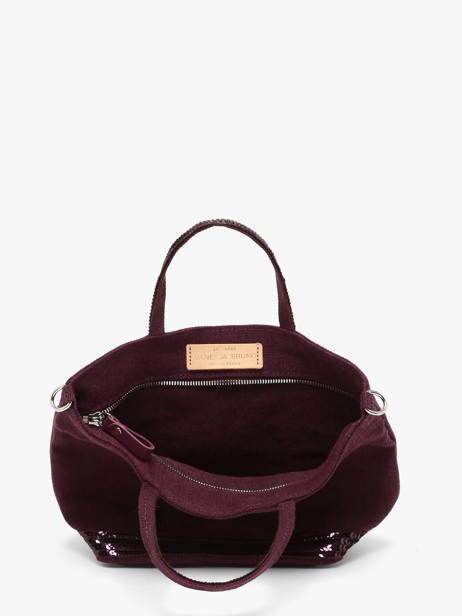 Crossbody Baby Cabas Linen Vanessa bruno Violet cabas lin 31V40410 other view 4