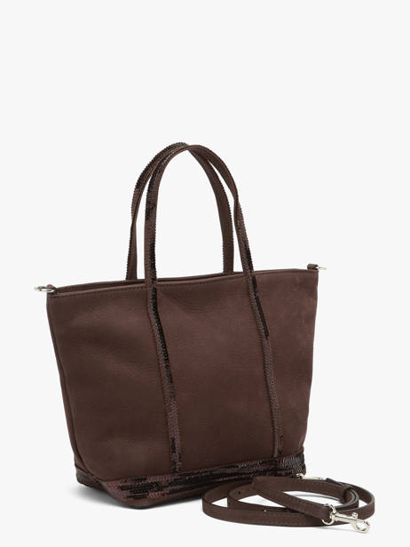 Crossbody Bag Cabas Cuir Leather Vanessa bruno Brown cabas cuir 8V40435 other view 2