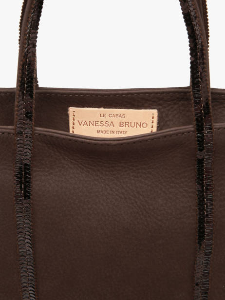 Crossbody Bag Cabas Cuir Leather Vanessa bruno Brown cabas cuir 8V40435 other view 3