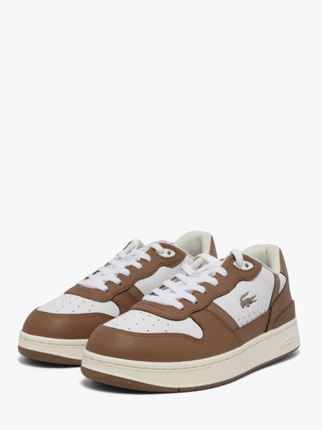 Sneakers In Leather Lacoste Brown men 2SMA0012 other view 1