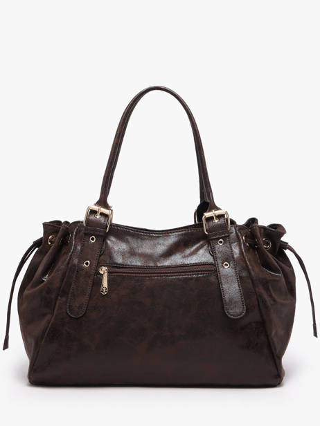 A4 Size Shoulder Bag Lace Gallantry Brown lace 3 other view 3