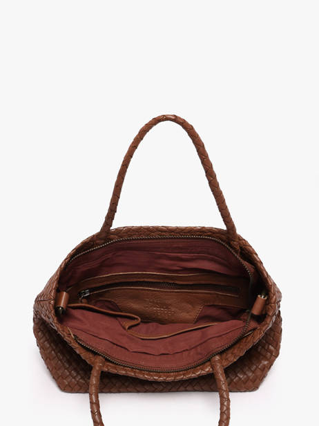 Crossbody Bag Lisbonne Leather Basilic pepper Brown lisbonne BLIS01 other view 4