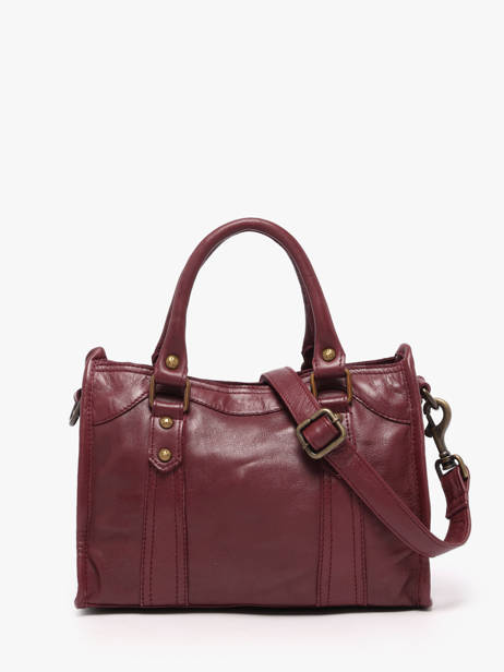 Shoulder Bag Cow Leather Basilic pepper Red cow BCOW72 other view 5