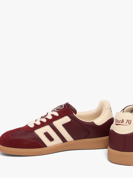 Sneakers Cloud En Cuir Back 70 Rouge women 214 vue secondaire 2