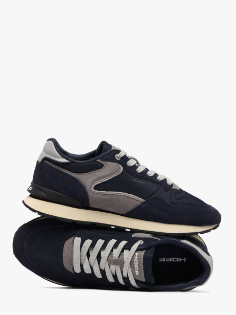 Sneakers In Leather Hoff Blue men 22602409 other view 2