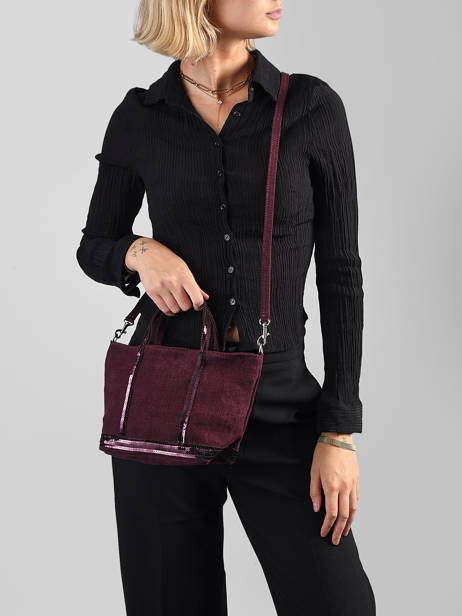 Crossbody Baby Cabas Linen Vanessa bruno Violet cabas lin 31V40410 other view 1