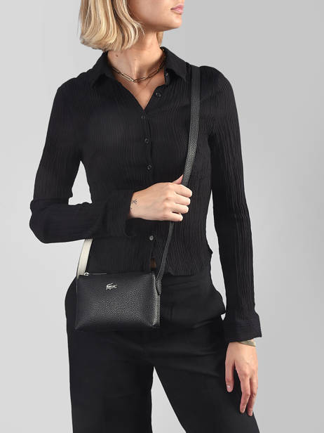 Shoulder Bag Anna Lacoste Black anna NF5496AA other view 1