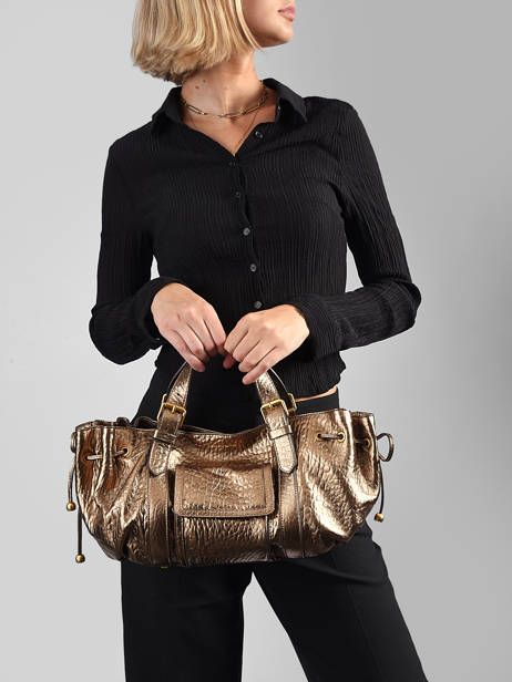 Sac Porté Main Bubble Cuir Gerard darel Or bubble DES67429 vue secondaire 1