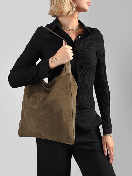 Shoulder Bag Folk Lady Leather Gerard darel Beige folk lady DES72407 other view 1