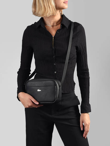 Shoulder Bag Authentic Lacoste Black authentic NF5514EG other view 1