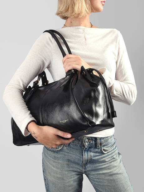 Shoulder Bag Shinny Flora & co Black shinny F7578 other view 1