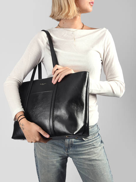 Shoulder Bag Shinny Flora & co Black shinny F9980 other view 1