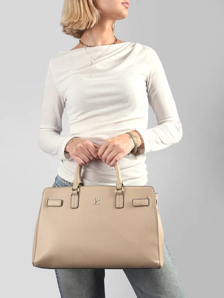 Satchel Th Joy Tommy hilfiger Beige th joy AW19067 other view 1